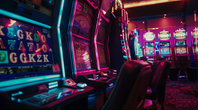 မြန်မာ ကစားသမားများ Slot ဂိမ်း ကစားနေသော မြင်ကွင်း